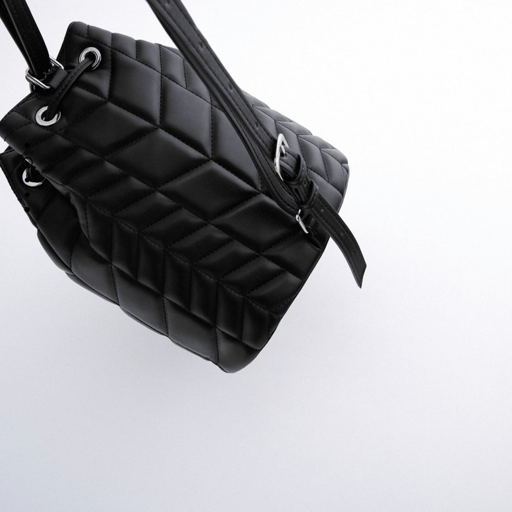 Zara quilted backpack - Picture 2 of 9